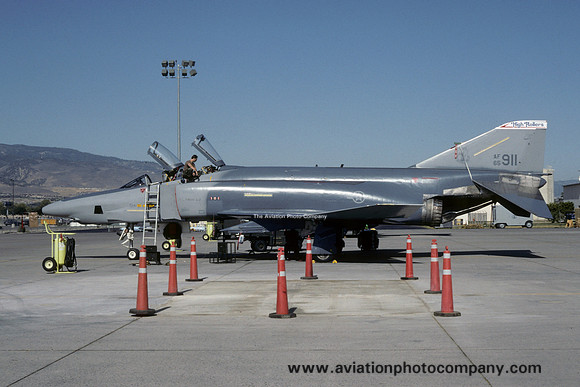 USAF Nevada ANG 192 TRS McDonnell RF-4C Phantom 65-0911 (1992)