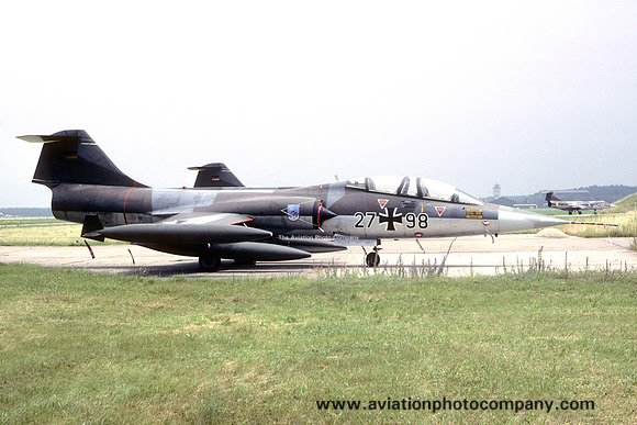 German Air Force JBG34 Lockheed TF-104G Starfighter 27+98 (1987)