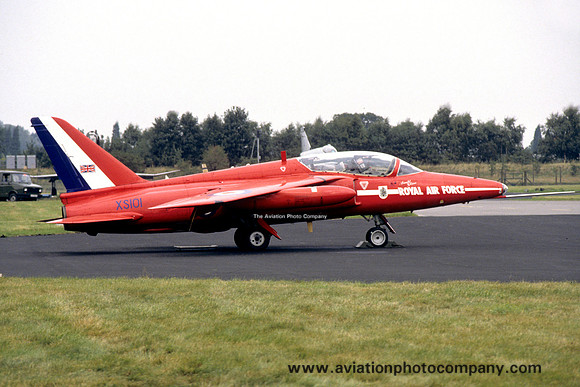 RAF Red Arrows Folland Gnat T.1 XS101 (1988)