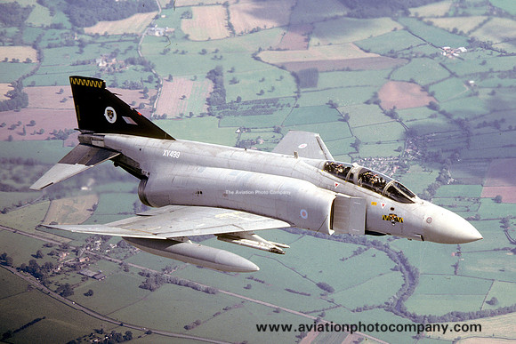 RAF 74 Squadron McDonnell F-4M Phantom FGR.2 XV499/I (1992)
