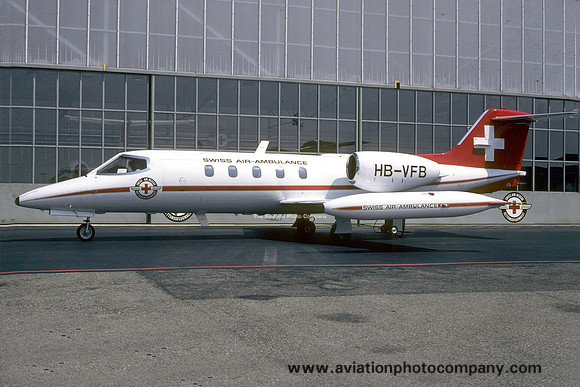 Swiss Air Ambulance Learjet 35A HB-VFB (1978)