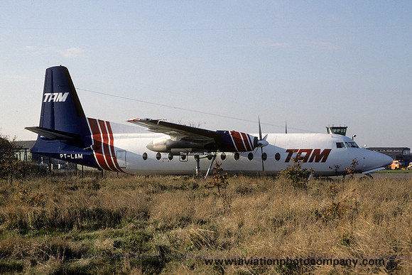 TAM Linha Aérea Regional Fokker F-27-500 Friendship PT-LAM (1987)