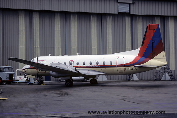 Hawker Siddeley HS.748-372 G-BJTL at East Midlands (1987)