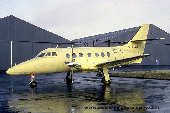 BAe Jetstream 31 G-31-743 at Prestwick (1987)
