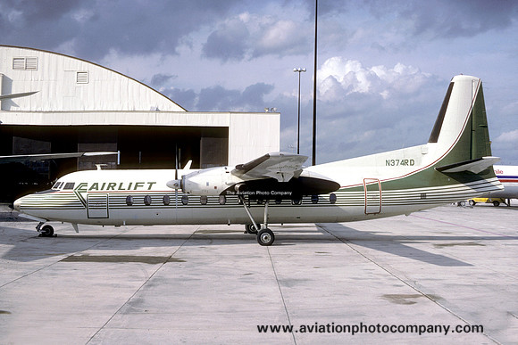 Airlift International Fairchild FH-227C N374RD (1987)