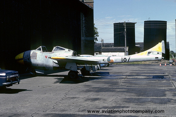 Irish Air Corps De Havilland Vampire T.11 187 (1979)