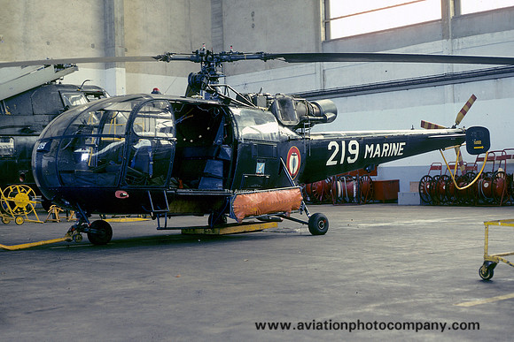 French Navy 23S Sud Alouette III 219 (1979)