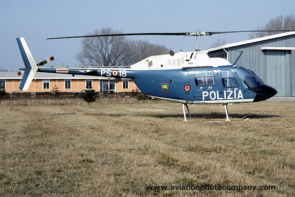 Italian Polizia Agusta-Bell 206A-1 Jet Ranger MM80735/PS-18 (1979)