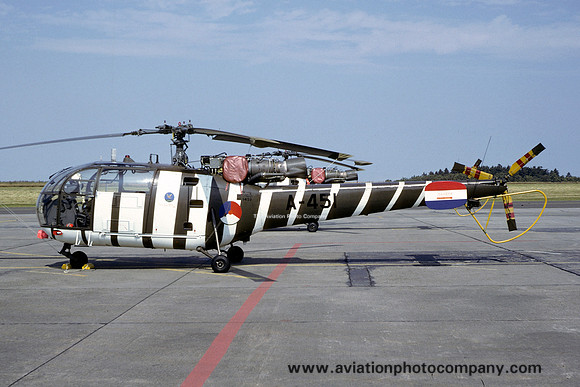 Dutch Air Force Sud Alouette III A-451 (1971)