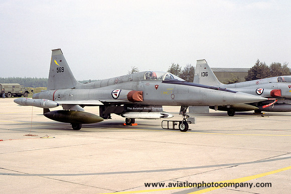 Norwegian Air Force 338 Skv Northrop F-5A Freedom Fighter 569 (1979)