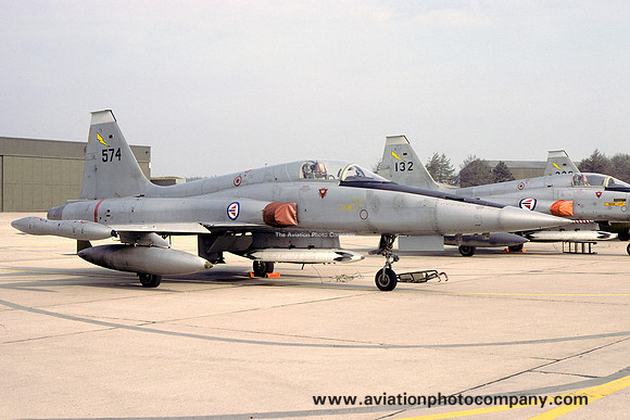 Norwegian Air Force 338 Skv Northrop F-5A Freedom Fighter 574 (1979)