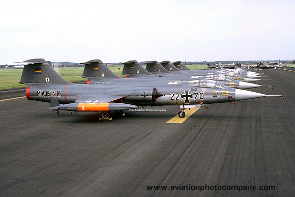 German Navy MFG1 Lockheed F-104G Starfighter 22+70 (1979)