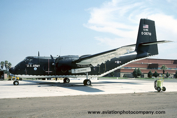 US Army California ArNG AVCRAD DHC-4 C-7A Caribou 63-9718 (1991)