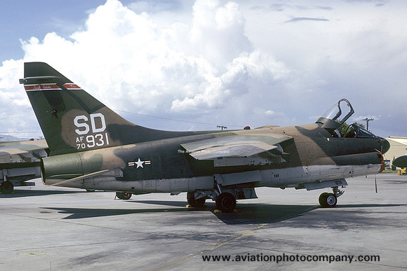 USAF South Dakota ANG 175 TFS LTV A-7D 70-0931/SD (1979)
