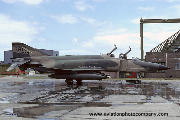 USAF 10 TRW 1 TRS McDonnell RF-4C Phantom 68-0562/AR at RAF Lossiemouth (1984)