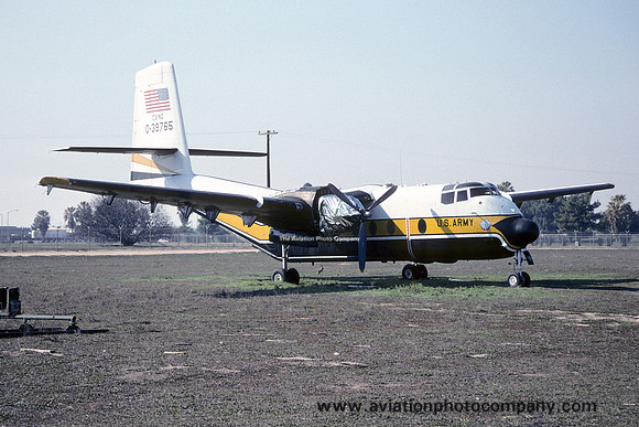US Army California ArNG AVCRAD DHC-4 C-7B Caribou 63-9765 (1991)