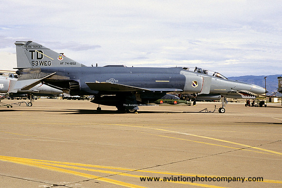 USAF 53 WG 82 ATRS McDonnell QF-4E Phantom 74-1652/TD at Holloman AFB (2004)