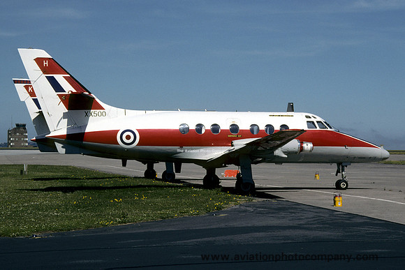 RAF Handley Page Jetstream T.1 XX500/H stored at RNAS Culdrose (2004)