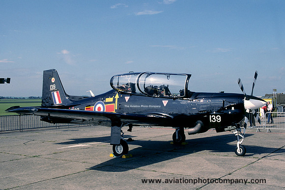 RAF 1 FTS 207 Squadron Embraer/Short Tucano T.1 ZF139 at Duxford (2004)
