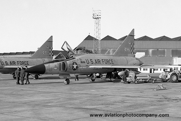 USAF 57 FIS Convair F-102A Delta Dagger 56-1378 at RAF Leuchars (1969)