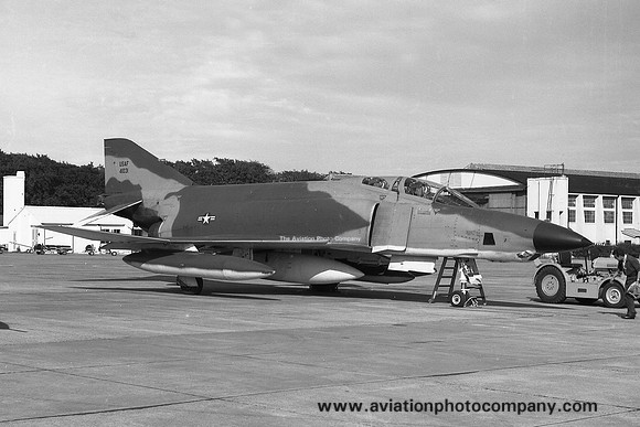 USAF 10 TRW McDonnell RF-4C Phantom 64-1031 at RAF Leuchars (1969)
