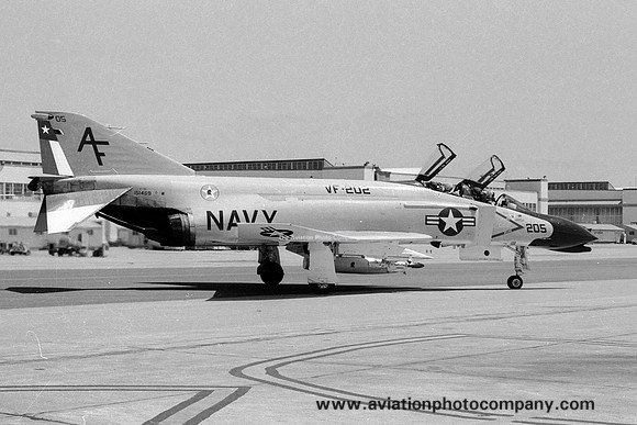 US Navy VF-202 McDonnell F-4N Phantom 151469/AF-205 (1977)