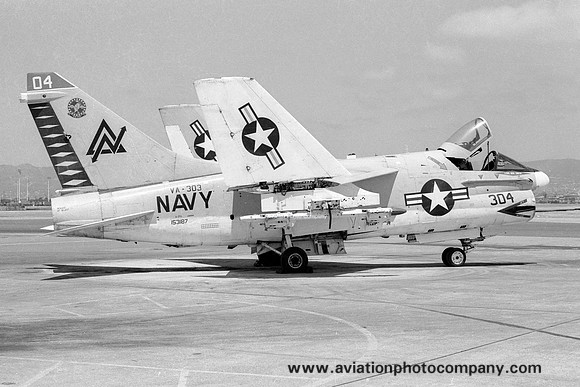 US Navy VA-303 LTV A-7A Corsair 153187/ND-304 (1977)