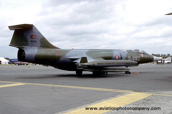 Turkish Air Force 181 Filo Lockheed F-104G Starfighter 8-334 (1993)