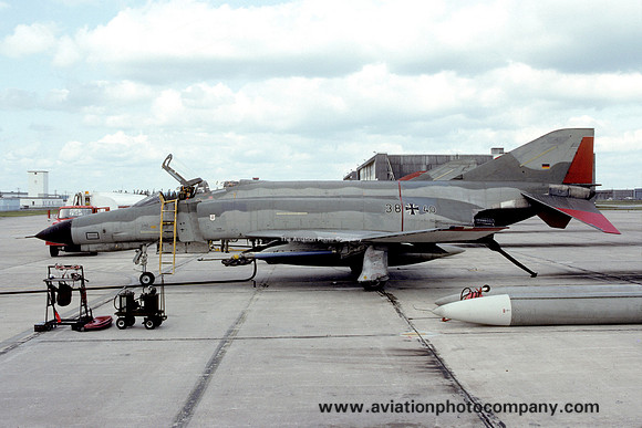German Air Force JG71 McDonnell F-4F Phantom 38+40 at CFB Goose Bay (1993)