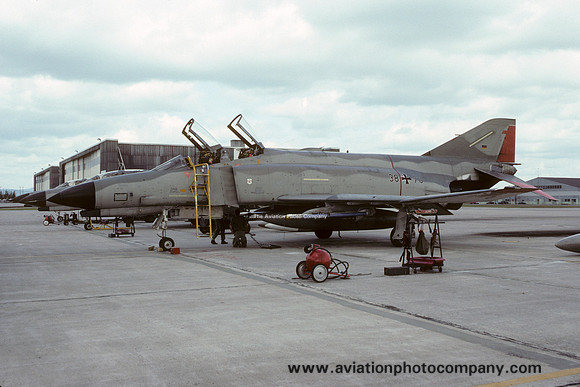 German Air Force JG71 McDonnell F-4F Phantom 38+70 at CFB Goose Bay (1993)