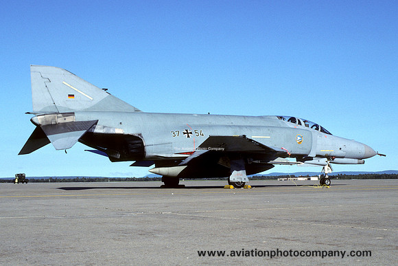 German Air Force JG74 McDonnell F-4F Phantom 37+54 (1993)