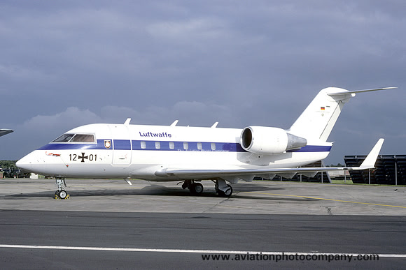 German Air Force FBS Canadair CL-601 Challenger 12+01 (1993)