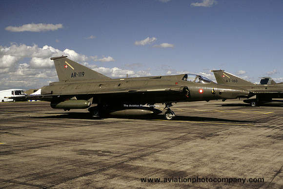 Danish Air Force Esk 729 SAAB Draken RF-35 AR-119 (1993)