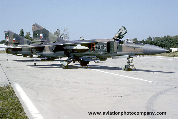 Czech Air Force 1 SLP Mikoyan MiG-23ML 2406 (1993)