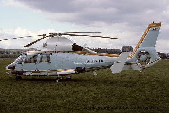 The Marconi Company Ltd Aerospatiale SA.365N Dauphin II G-BKXK at Shoreham (1987)