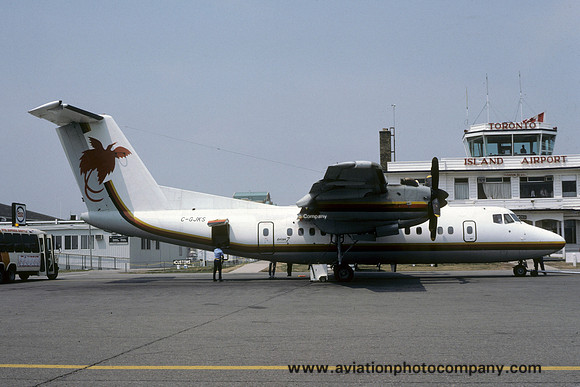 Ex Air Niugini DHC-7-103 C-GJKS at Toronto Island Airport (1987)