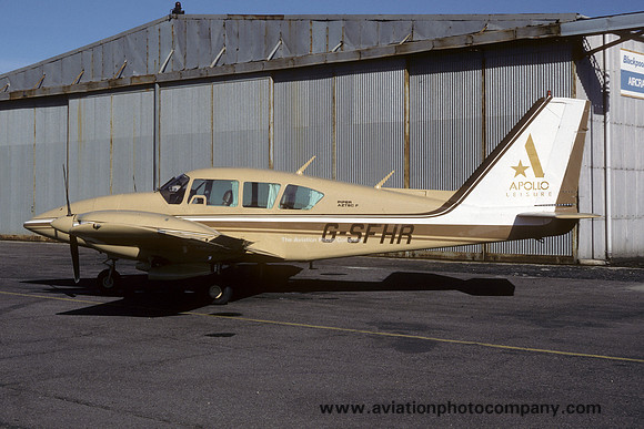 Apollo Leisure Piper PA-23-250 Aztec F G-SFHR (1987)
