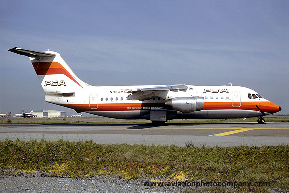 PSA Pacific Southwest Airlines BAe 146-200A N353PS (1987)