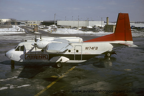 Fischer Brothers Aviation/Northwest Orient Airlink CASA C.212 Aviocar N174FB (1986)