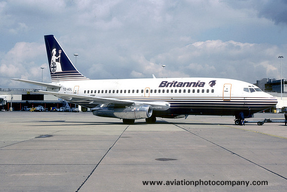 Britannia Airways Boeing 737-2D6 TZ-ADL (1986)