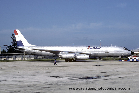 LACSA Costa Rica Douglas DC-8-62 N810BN (1986)