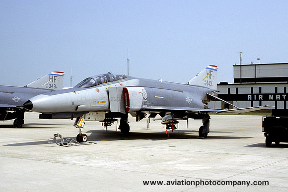 USAF Indiana ANG 113 TFS McDonnell F-4E Phantom 68-0443/HF (1990)