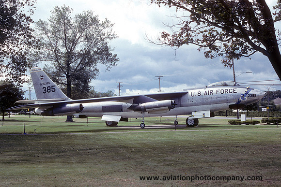 USAF Boeing B-47E Stratojet 53-2385 displayed at Plattsburgh AFB (1990)