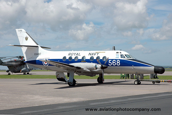 Royal Navy 750 Squadron Handley Page Jetstream T.2 XX487/CU568 (2007)