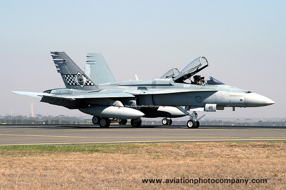 RAAF 77 Squadron McDonnell Douglas F/A-18A Hornet A21-48 (2007)