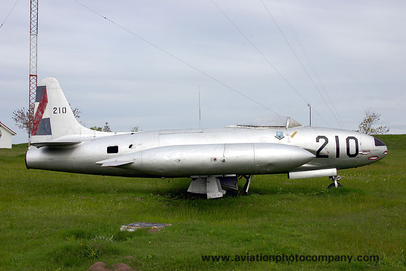 Uruguayan Air Force Lockheed T-33A Shooting Star 210 displayed at Durazno (2007)