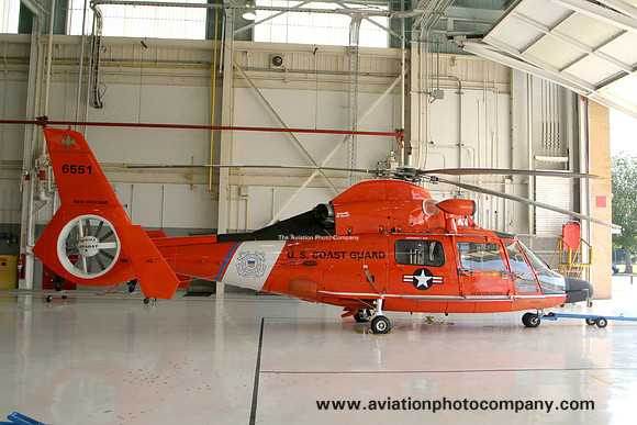 US Coast Guard New Orleans Aerospatiale HH-65C Dolphin CG6551 (2008)