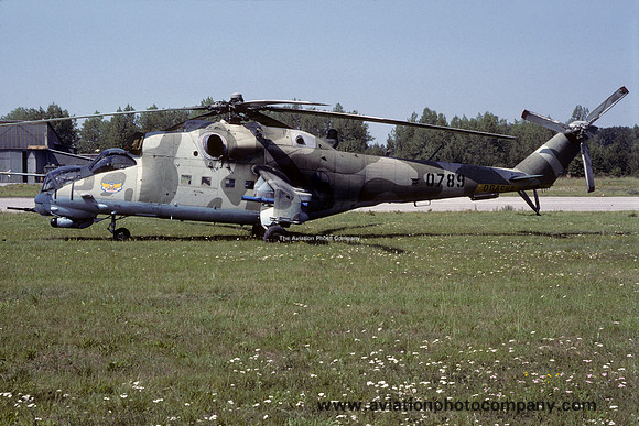 Czech Air Force 11 VRP Mil Mi-24V 0789 (1993)