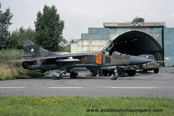Czech Air Force 1 SLP Mikoyan MiG-23ML 2406 (1993)