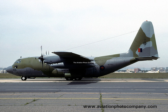 RNZAF 40 Squadron Lockheed C-130H Hercules NZ7003 at Rhein Main (1993)
